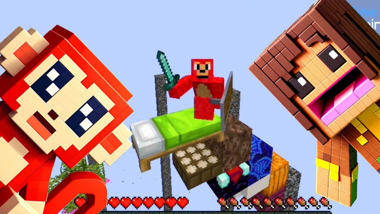 NICOLA Y EL MONO SILABO COMPITEN POR LOS PILARES DE LA FORTUNA #minecraft #monosilabo #gameplays