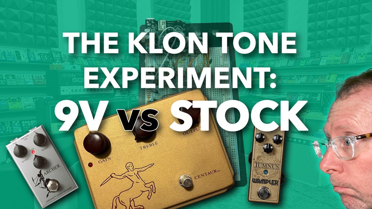 Стандартная схема Klon против 9-вольтовой схемы Klon: как сравнивается звучание?
