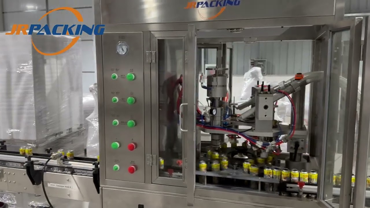 100 120 High Speed Aerosol Filling Line   Jrpacking