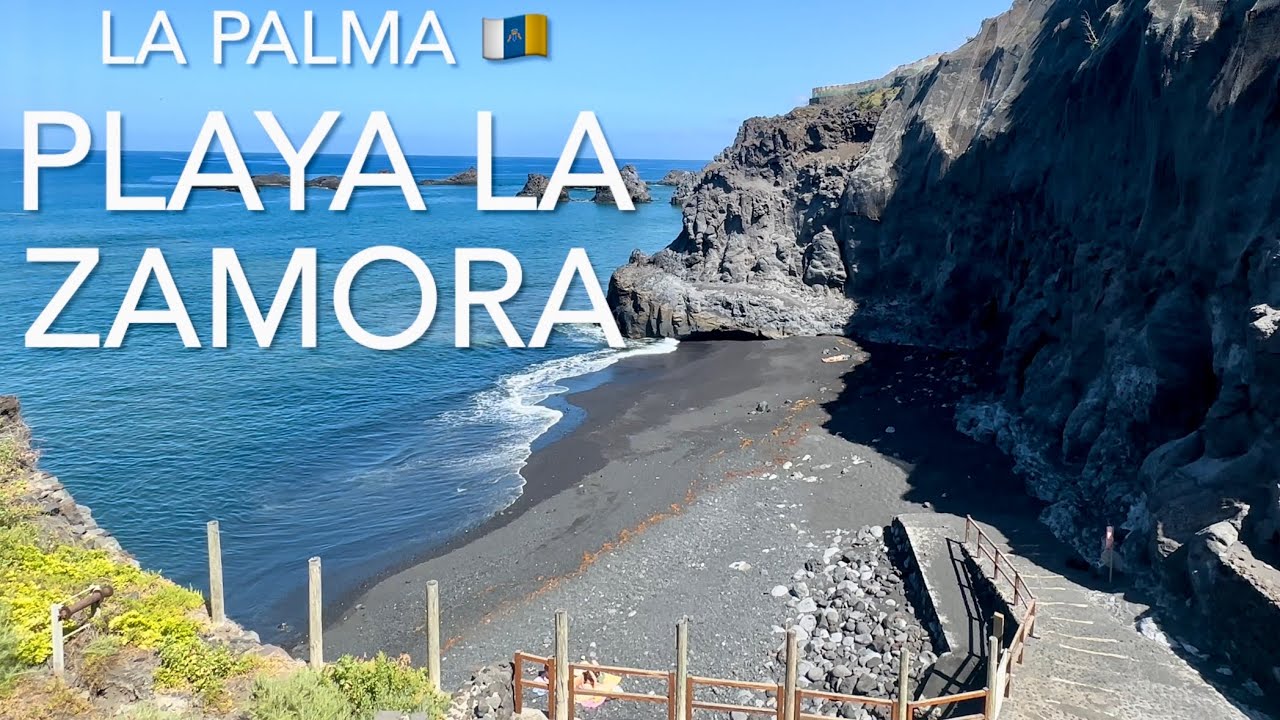 Playa La Zamora, La Palma (4K)