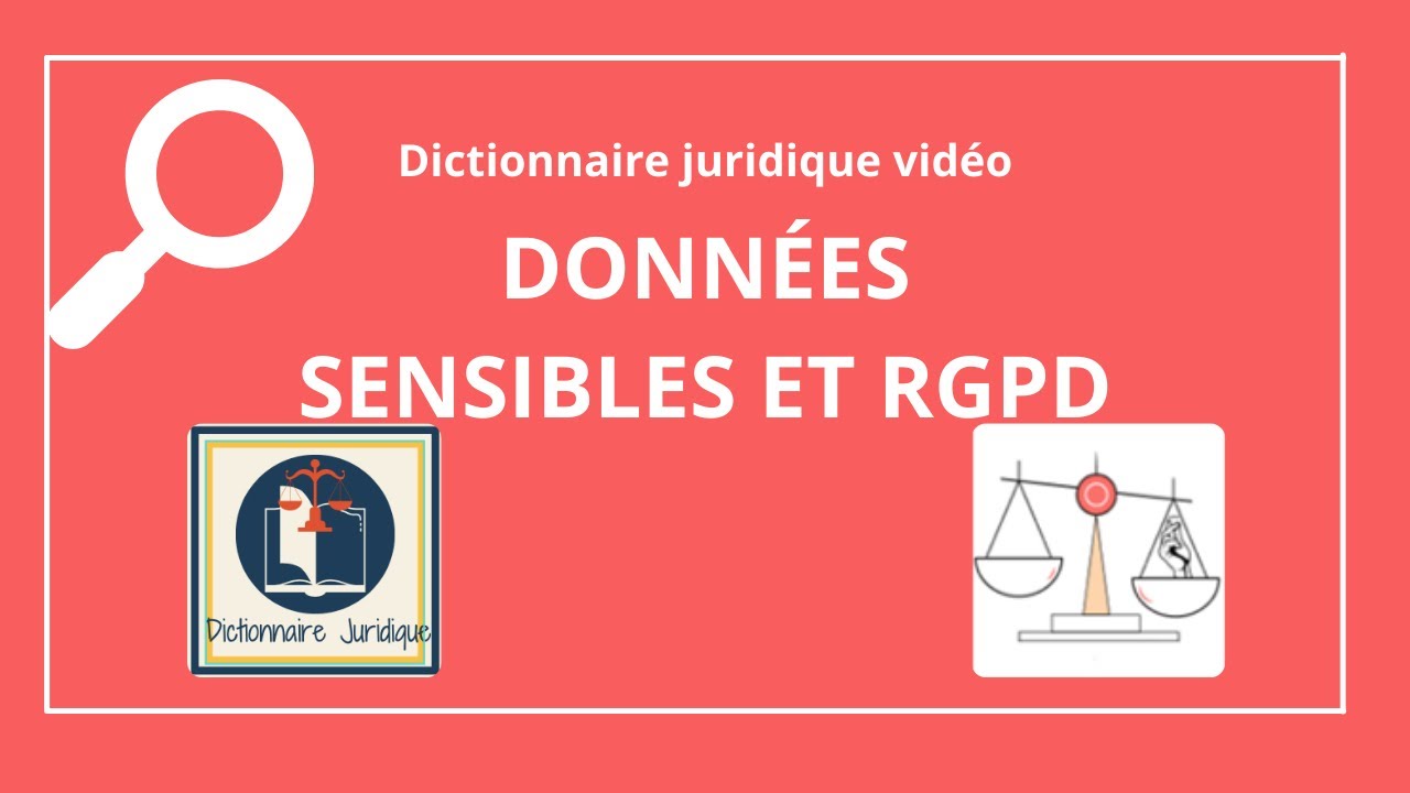 DONNÉES SENSIBLES #rgpd  🔤