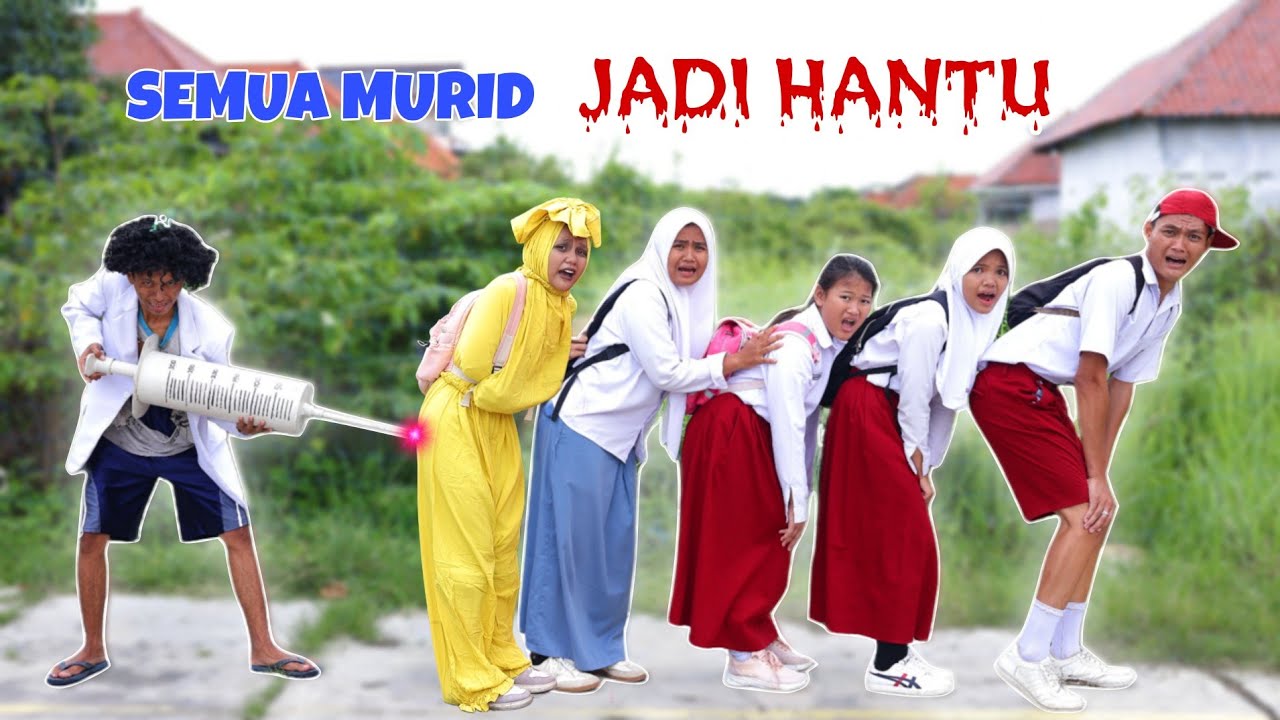 SEMUA MURID JADI HANTU gara gara DI SUNTIK | CHIKAKU FAMILY