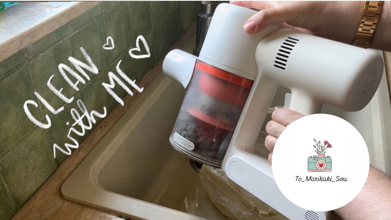 Καθαρίζω τη σκούπα stick -How I #clean my #cordless #vacuum