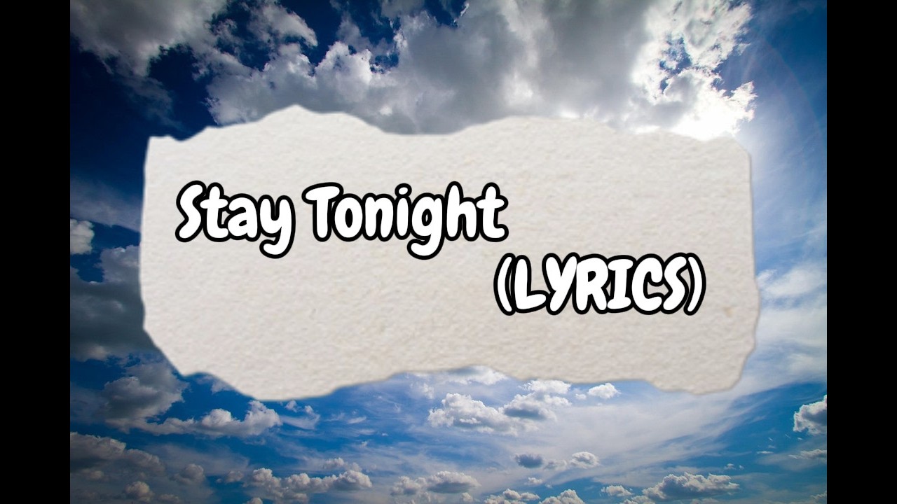 Stay Tonight (Ride It Style Cover) | Smooth R&B Night Vibe