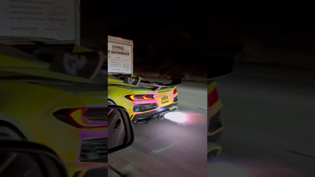 Loudest c8 z06 corvette #shorts
