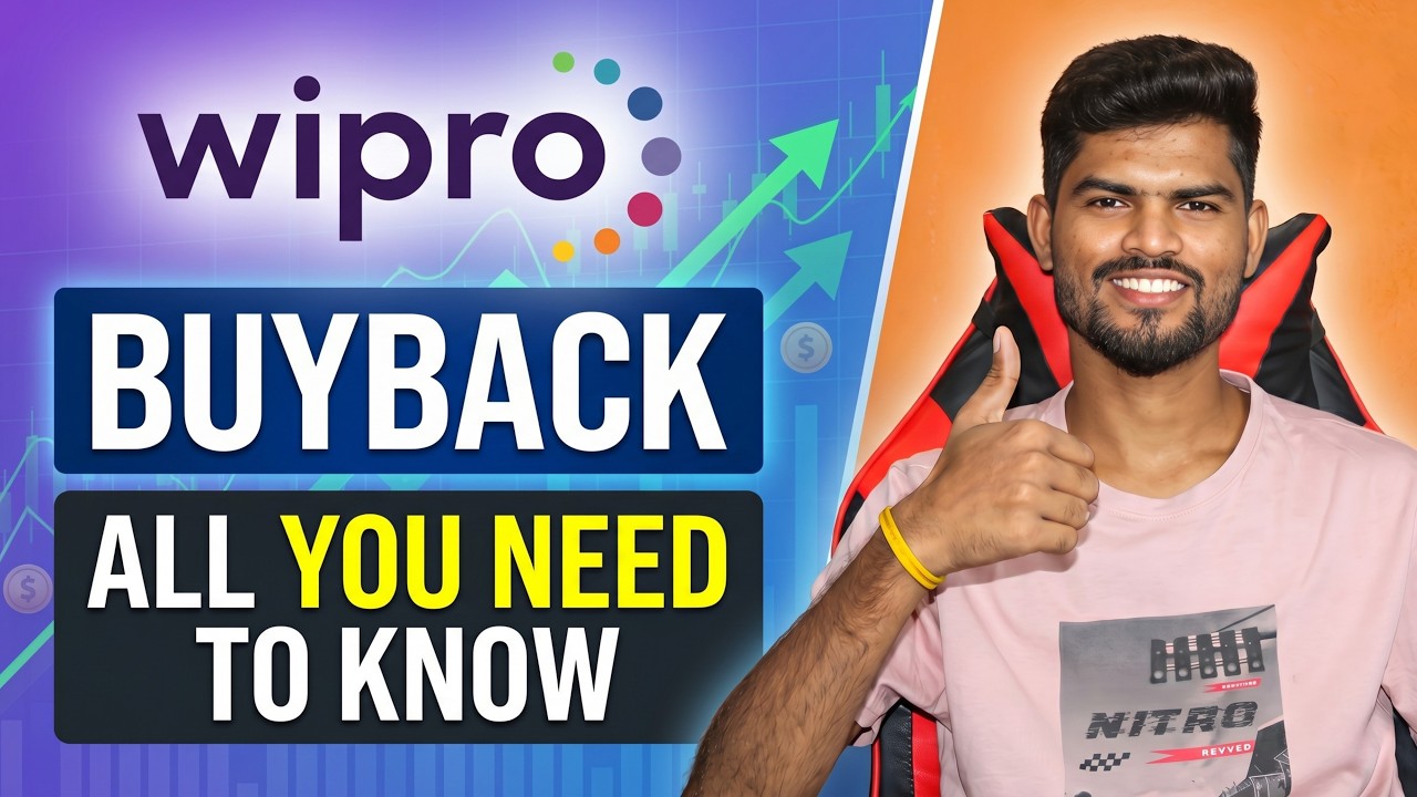 WIPRO BUYBACK 🔥 | All You Need To Know 🤔 | Record Date, Profit & Strategy Full Guide