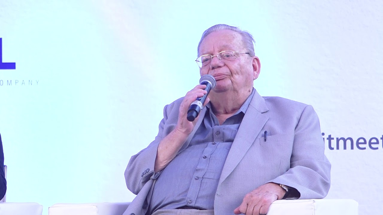 Ruskin Bond, Soumya Ranjan Patnaik and Chandrahas Choudhury at TSBLM 2019, Day 3
