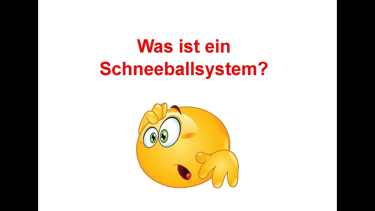 Was ist ein Schneeballsystem? Dr. Schlau erkl&auml;rt!