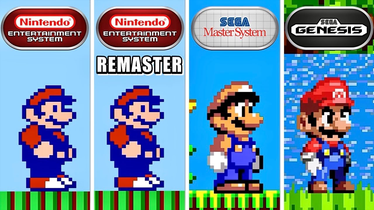 Evolution of Somari - NES vs Remaster vs Master System vs Genesis - Which is Best?