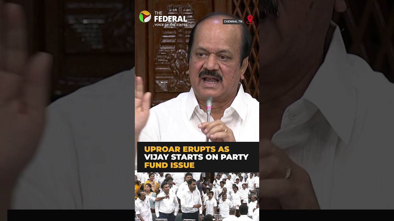 TN Assembly sees uproar as CM Vijay begins speaking on party fund issue