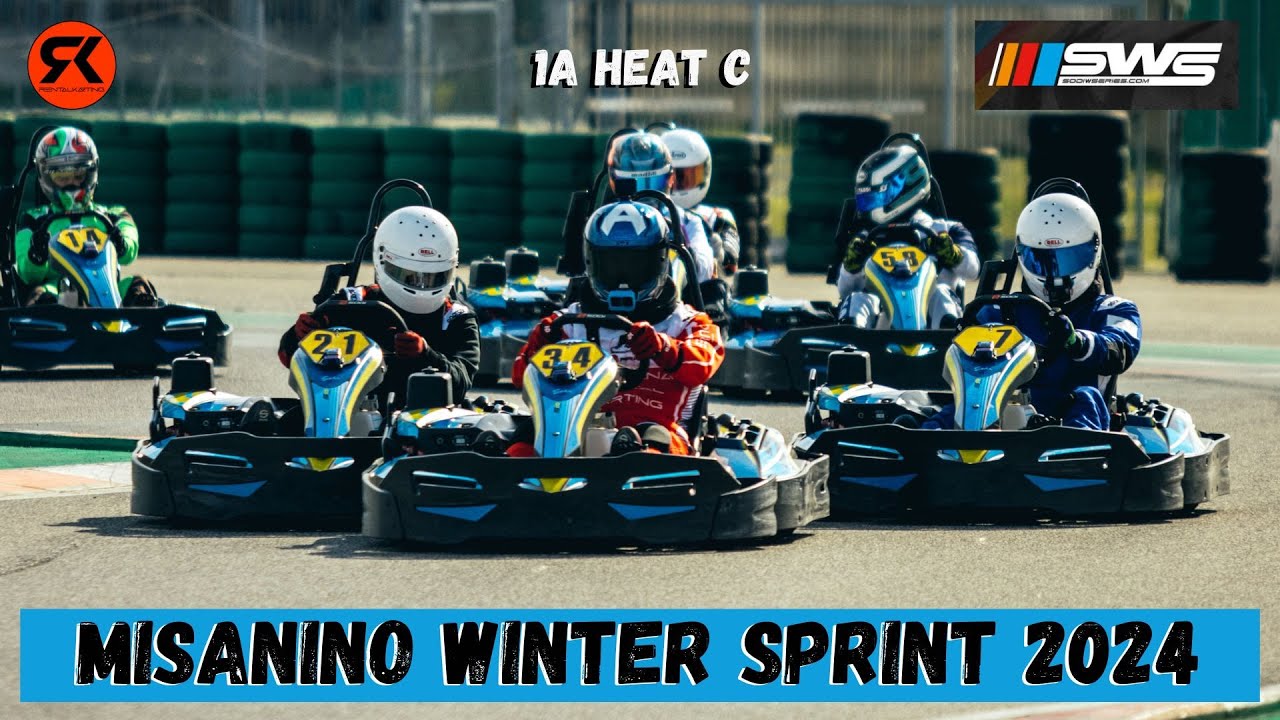 Misanino Kart Winter Sprint - 1a HEAT C con Telemetria 03-03-2024 #kart #karting #gopro