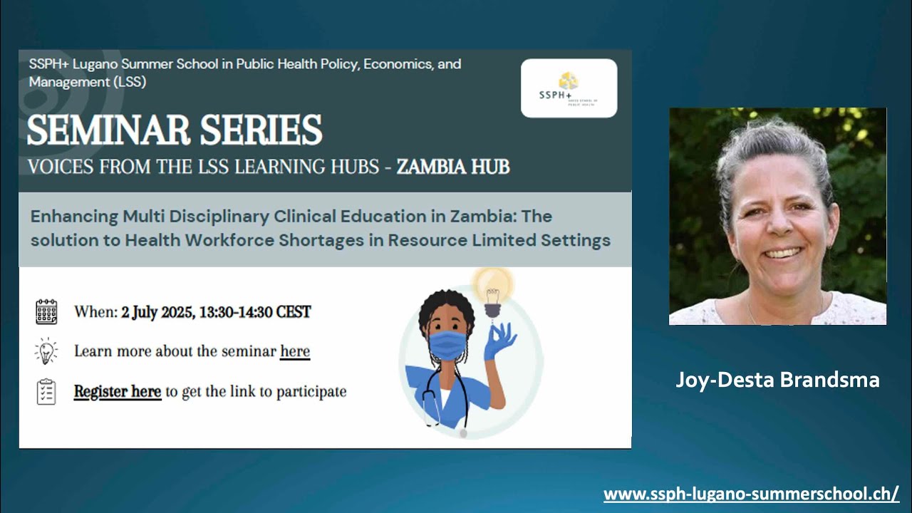 LSS Seminar - Enhancing Multi Disciplinary Clinical Education in Zambia