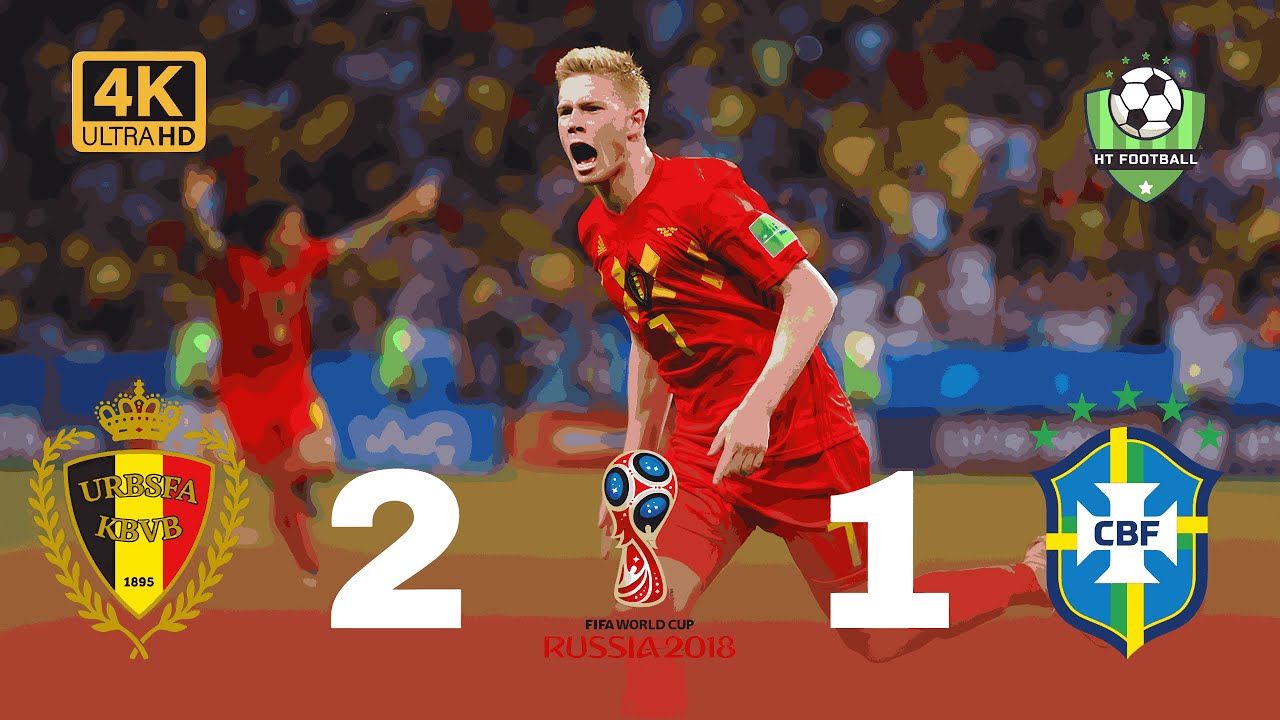 Brazil vs Belgium 1-2 | World Cup 2018 Quarter-Final Highlights | Neymar, De Bruyne, Lukaku