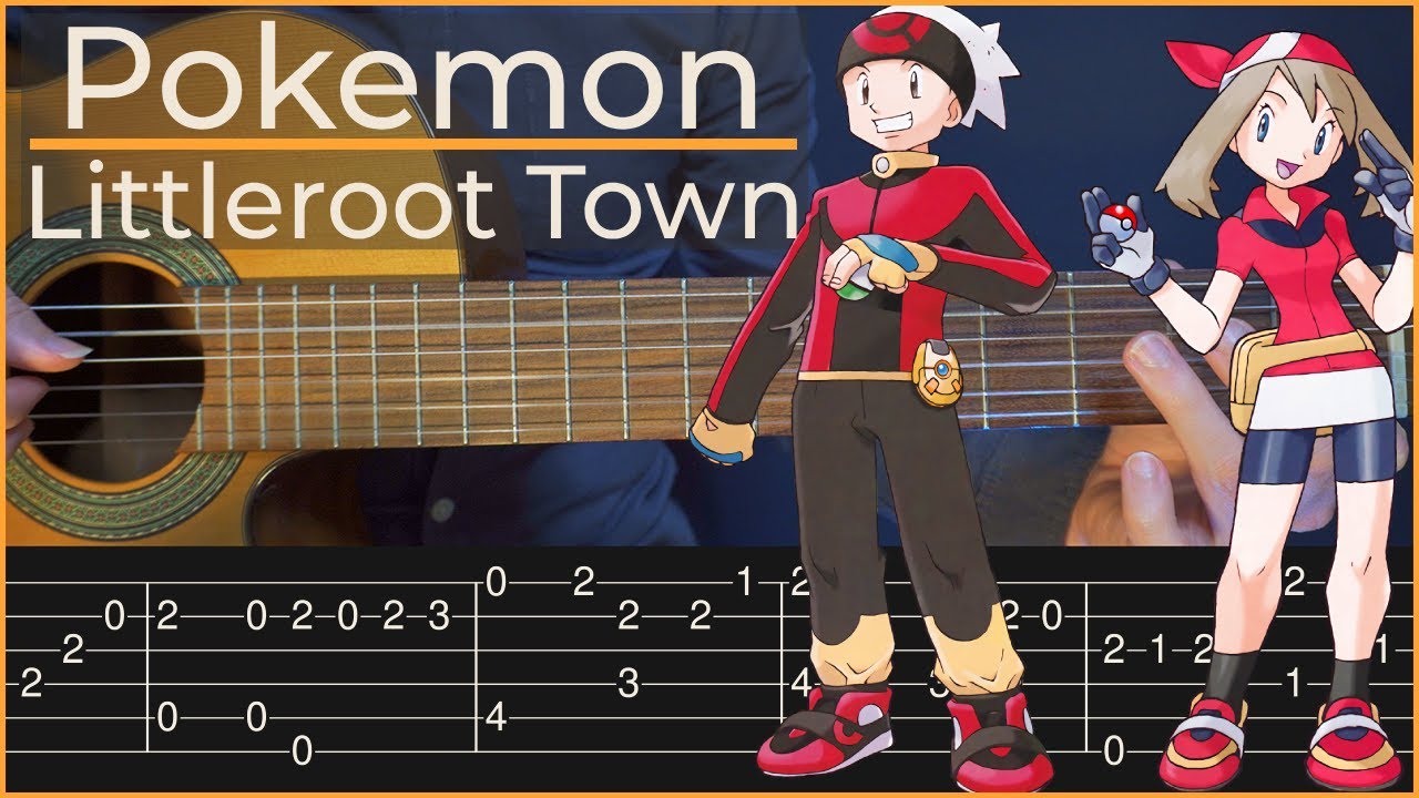 Littleroot Town - Pokemon (Simple Guitar Tab)