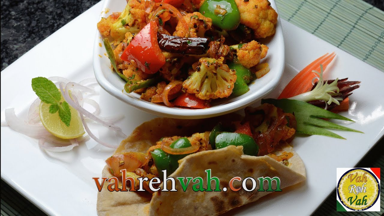 Cauliflower Pepper Masala Curry - By VahChef @ VahRehVah.com