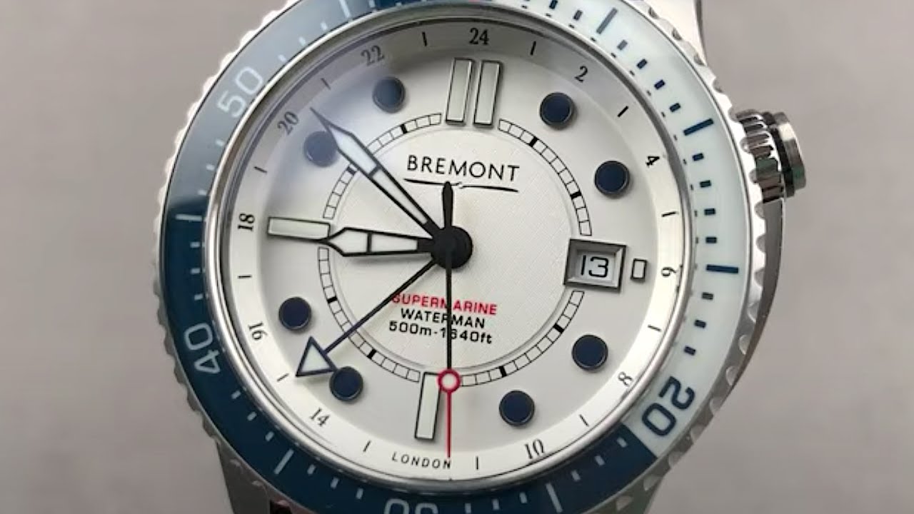 Bremont Supermarine Waterman Limited Edition WATERMAN Bremont Watch Review