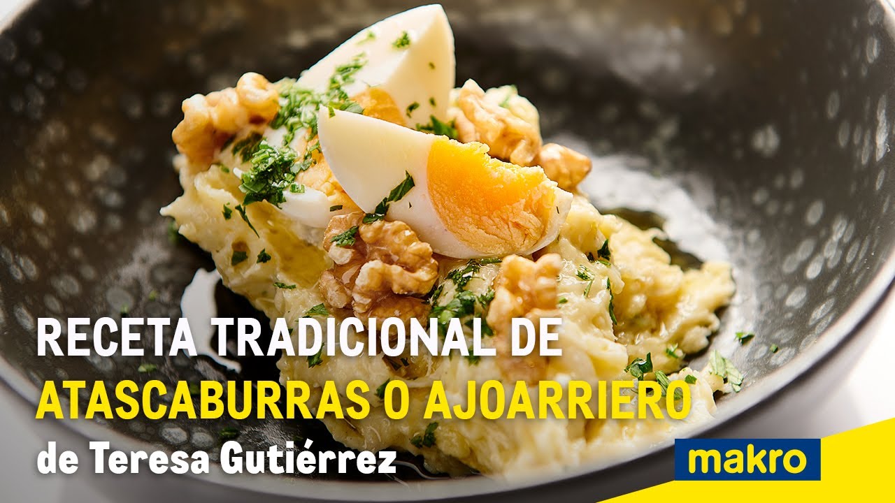 Receta tradicional de atascaburras o ajoarriero de Teresa Guti&eacute;rrez