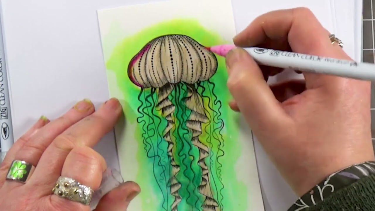 Using Kuretake and Dinkles Together to Create a Mesmerising, Unique Effect with Tracey Dutton ✨