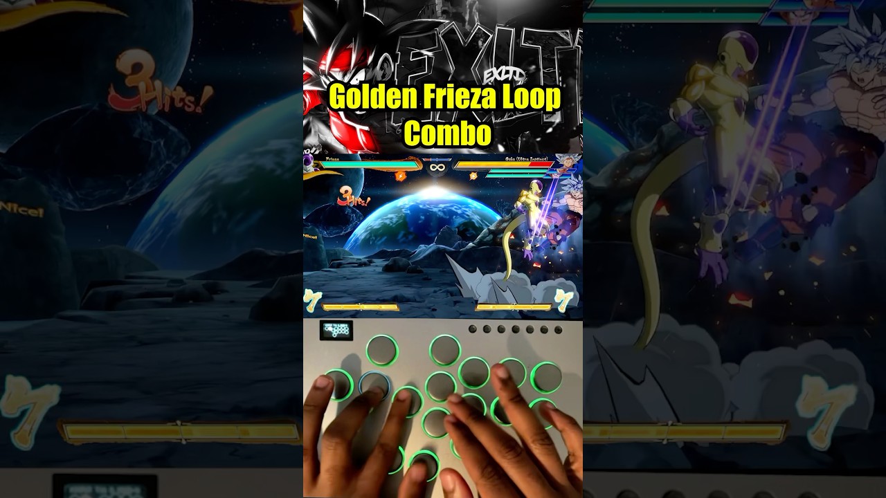 DBFZ - Golden Frieza Loop Combo 🔥 #DBFZ #GoldenFrieza #Shorts
