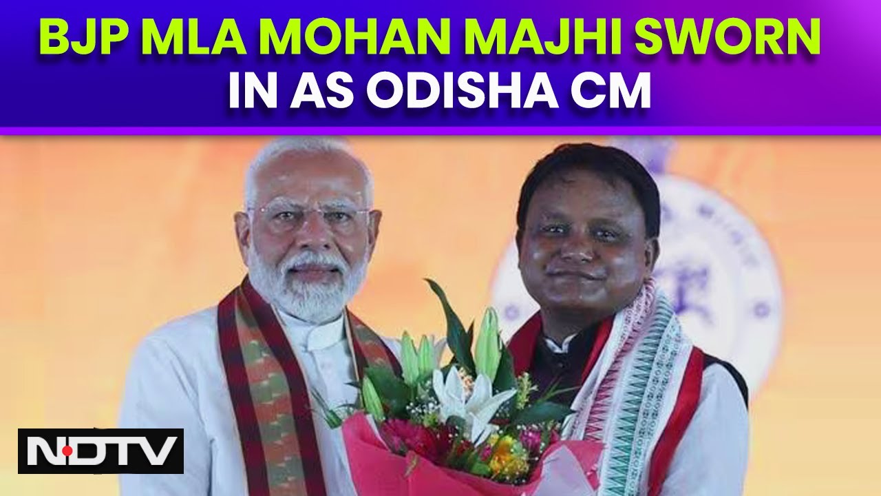 Mohan Majhi Oath Today | BJP Tribal Leader, 4-Time MLA Mohan Majhi Sworn In As Odisha Chief Minister