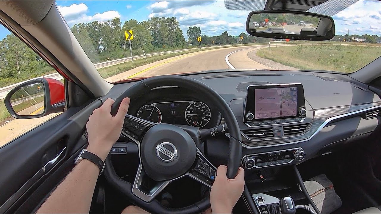 2020 Nissan Altima 2.0 Platinum VC-Turbo - POV Test Drive (Binaural Audio)