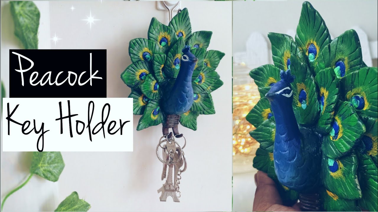 DIY Key Holder | How to make Key holder at home | Clay Wall Art