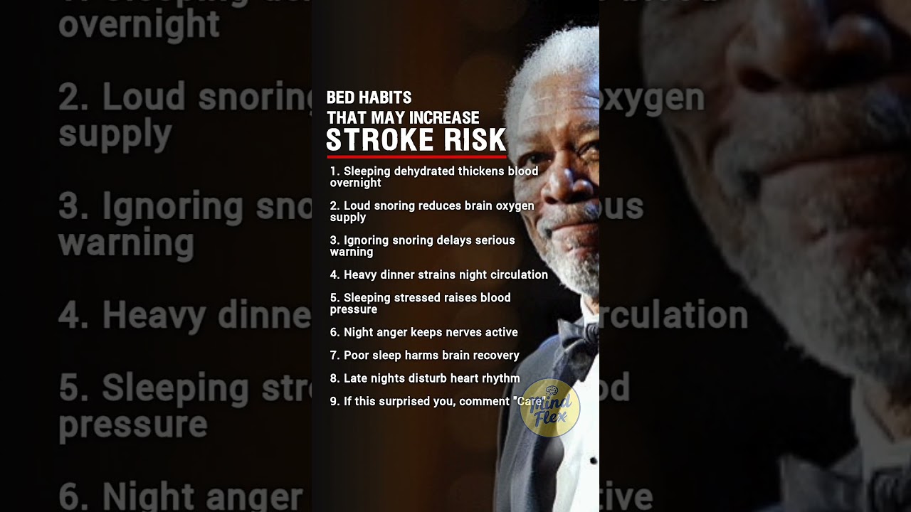 Sleep Habits That Raise Stroke Risk 🛌💙 