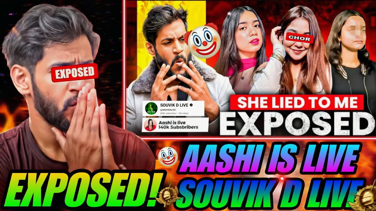 FINAL GOODBYE TO AASHI IS LIVE & SOUVIK D LIVE🤡 || @SOUVIKDLIVE1 @Aashiislive 