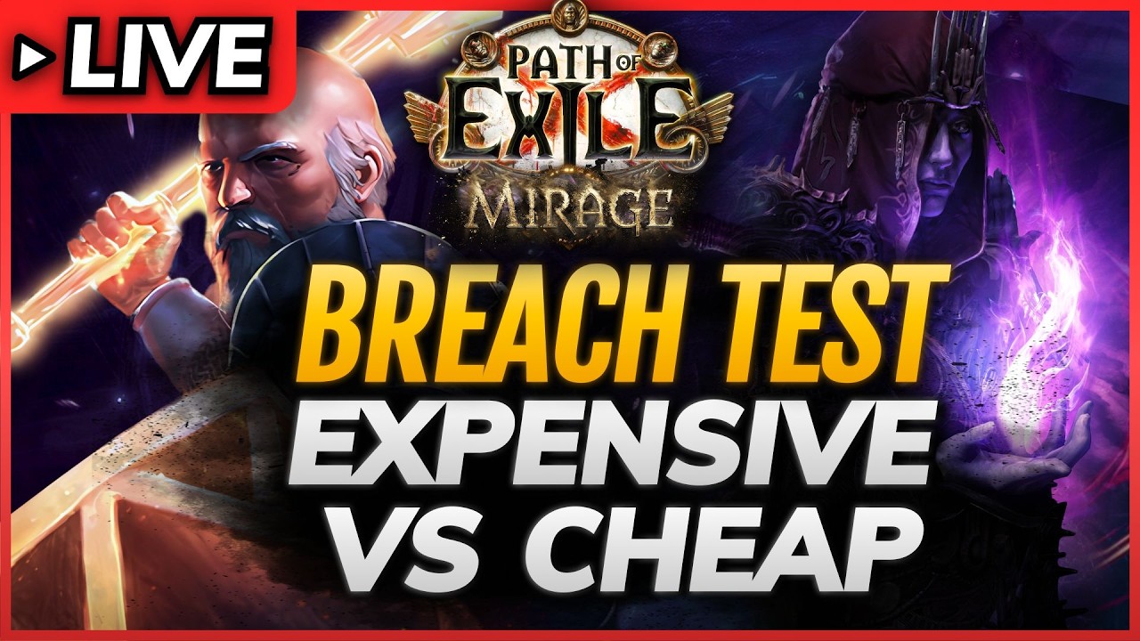 POE 3.28🔴BREACH Farm Test - CHEAP vs EXPENSIVE - ABSOLUTION Guardian Build - Endgame🔴Path of Exile
