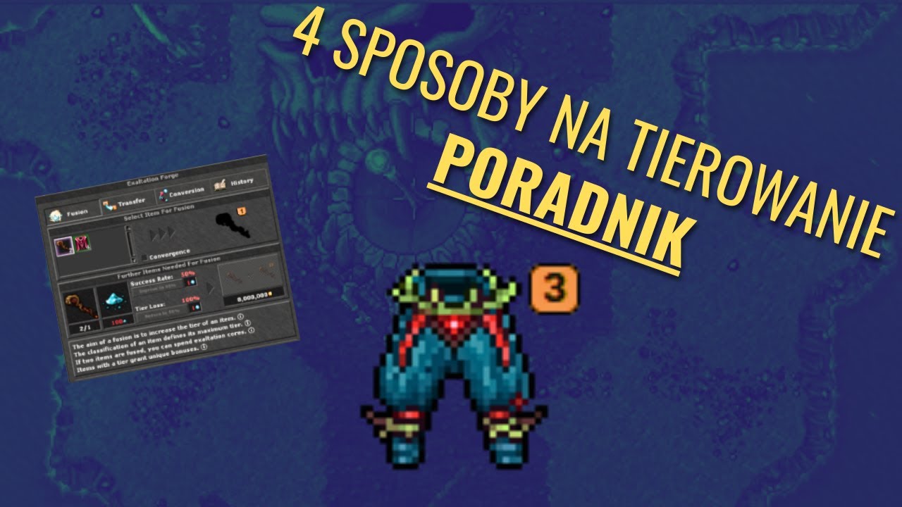 TIBIA TIEROWANIE - KOMPLETNY PORADNIK 2025 / Fusion-Convergence-Transfer / Z prawdziwym przykładem
