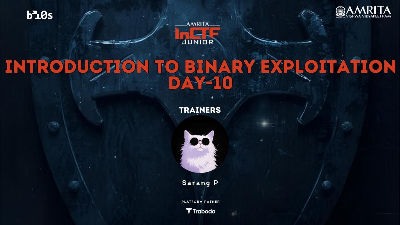 Introduction to Binary Exploitation - Day 10 | InCTF Junior 2025