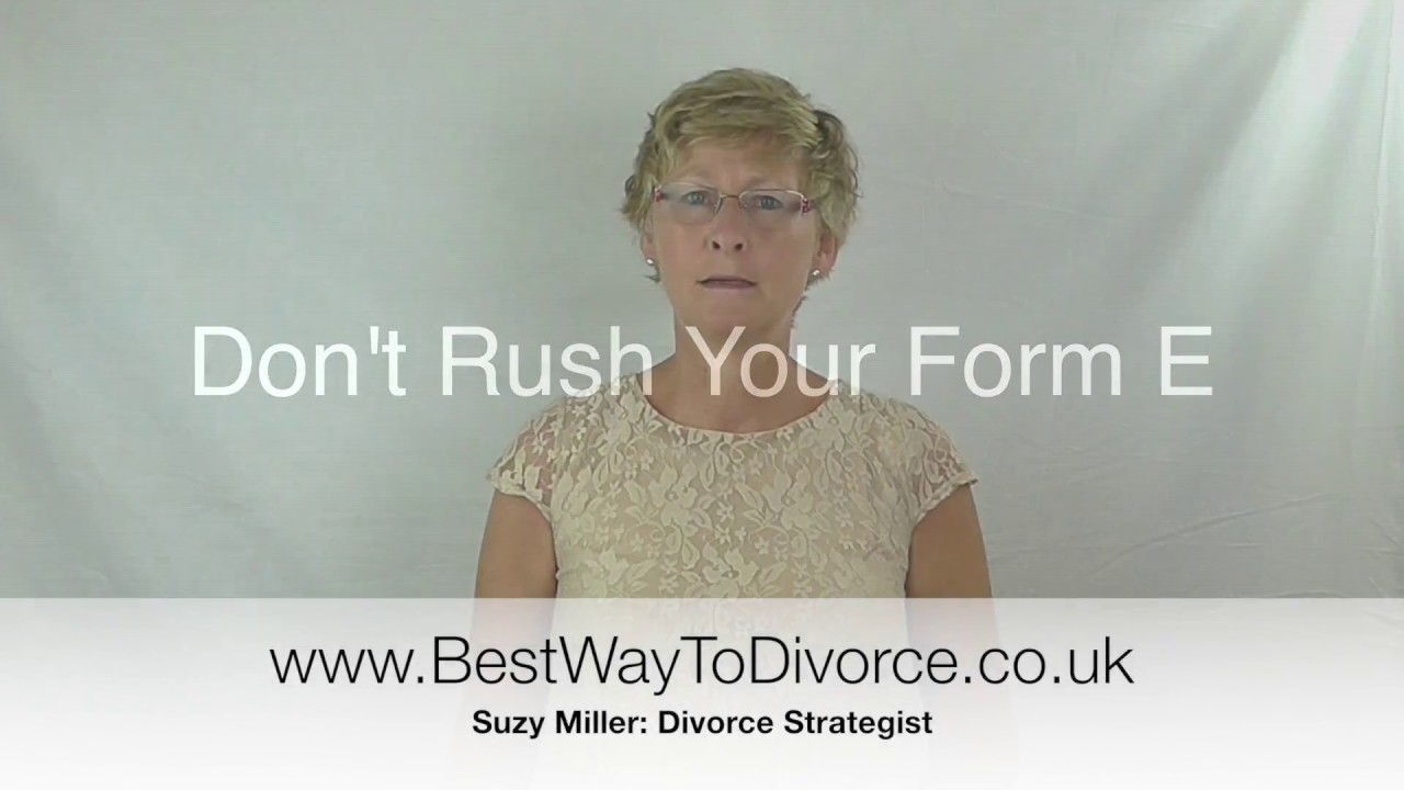 Don't Rush Your Form E