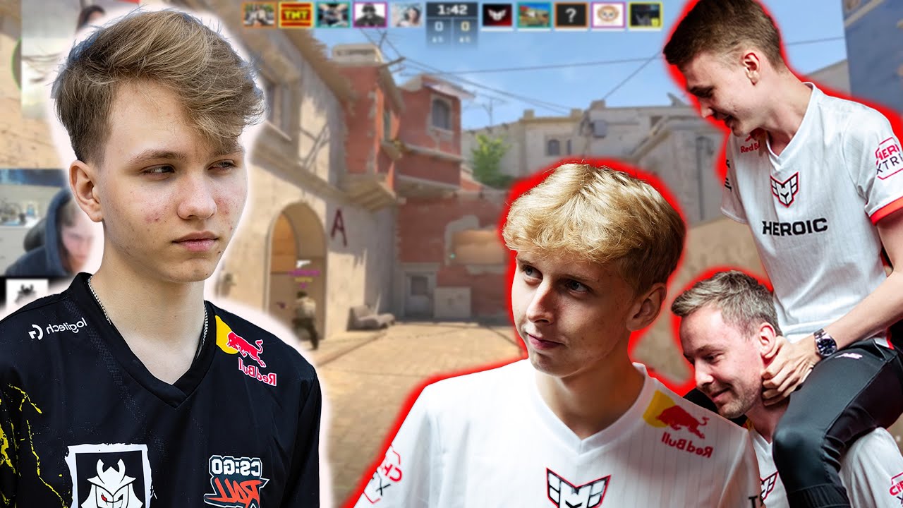 МОНЕСИ ИГРАЕТ С КРЫСАМИ ИЗ HEROIC НА FACEIT // CS2