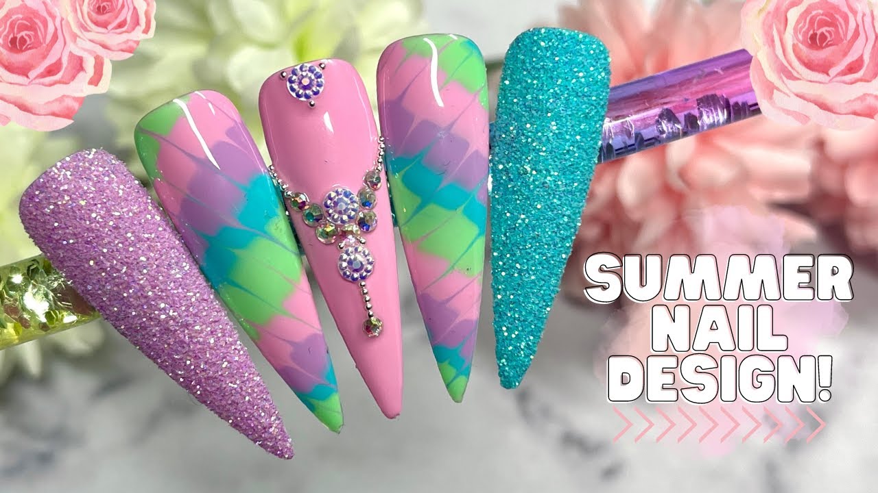 SUMMER LOVING NAIL DESIGN! | NAIL TUTORIAL| PRESS ON NAIL TUTORIAL| MADAM GLAM