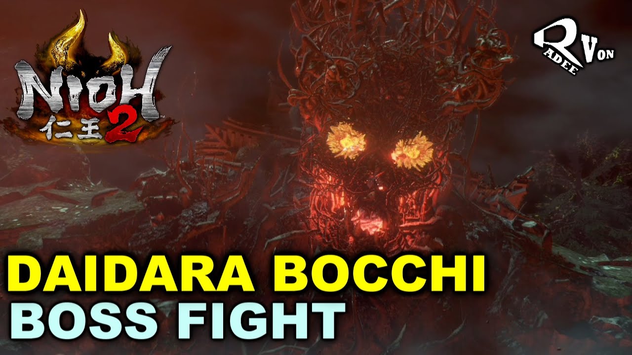 Daidara Bocchi vs Spear boi - Nioh 2 Boss fight #17