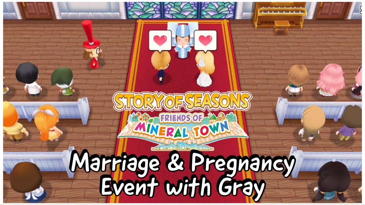 Story of Seasons: Friends of Mineral Town | Gray Marriage and Pregnancy Event