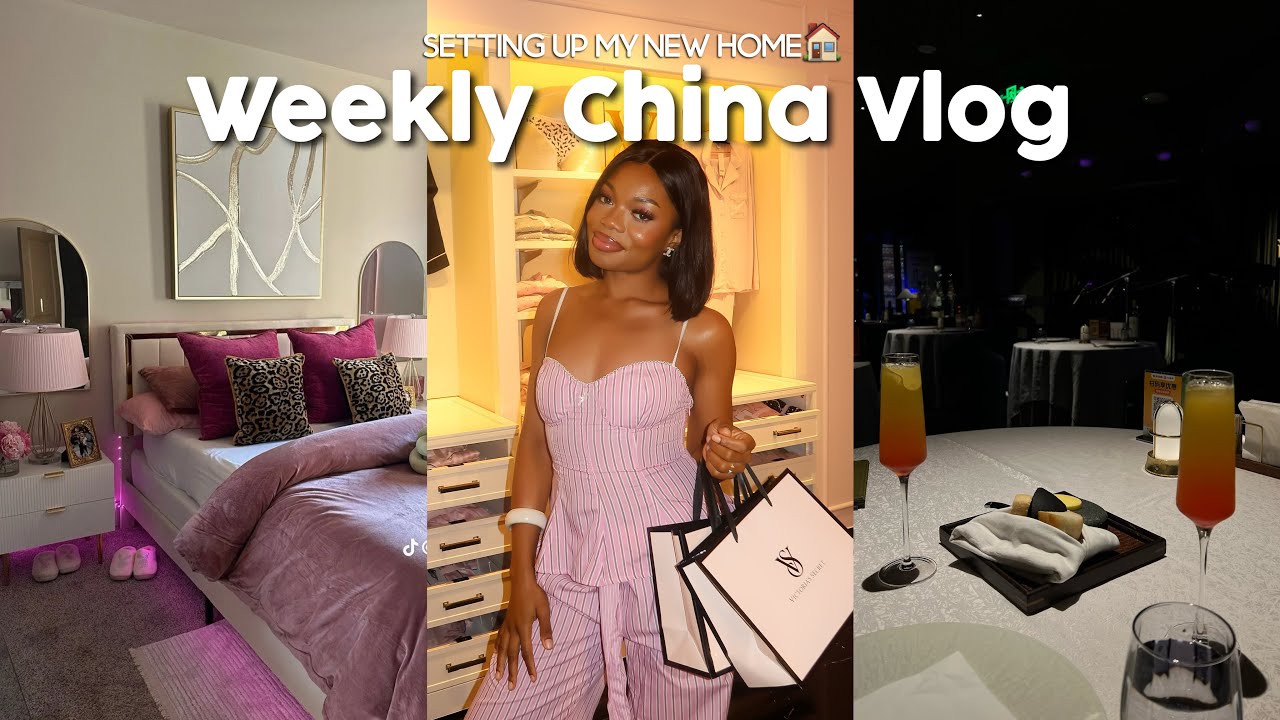 VLOG| settling into my new home in China, launching my brand, lots of shopping, solo dates and more 
