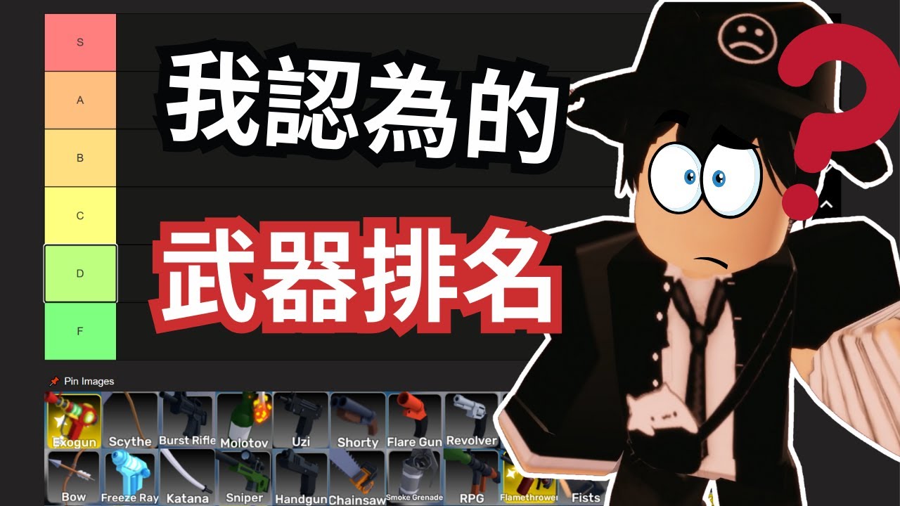 來做一下武器排名！什麼是我覺得最強的槍呢！？【 Rivals 競爭者】