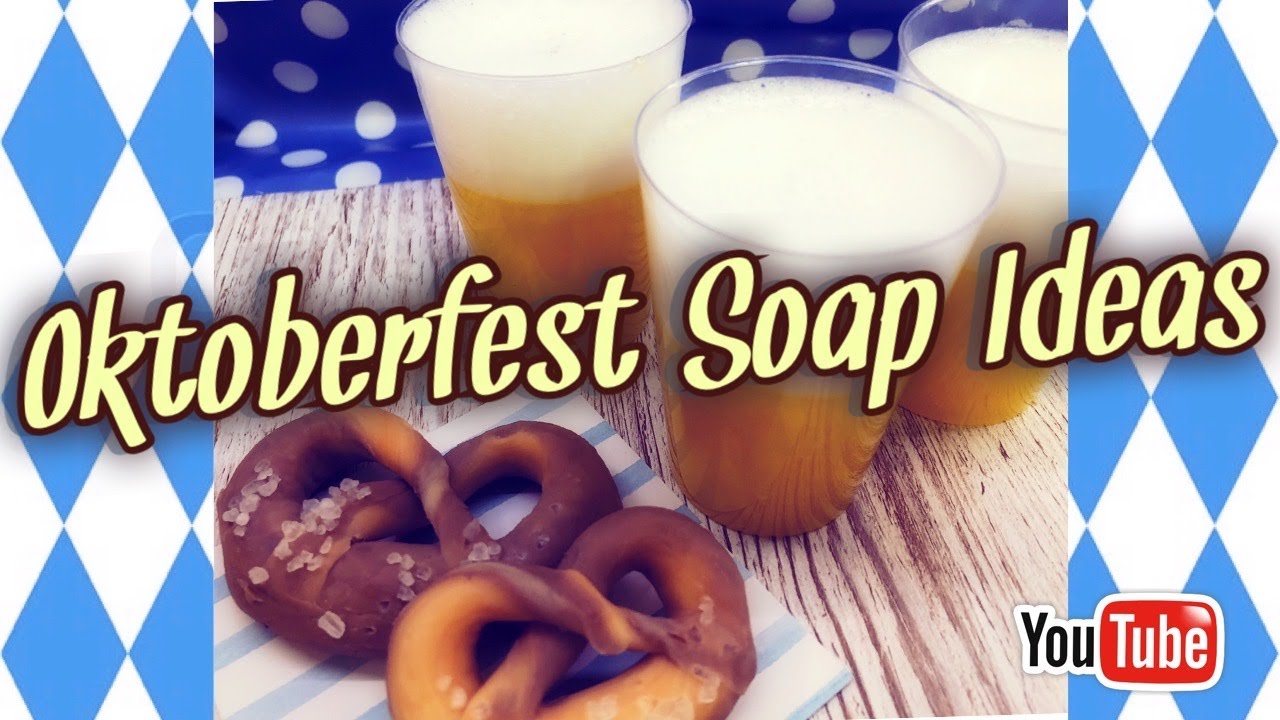 OKTOBERFEST SOAP IDEAS 🍺 🥨 | melt and pour ideas | soap dough pretzel