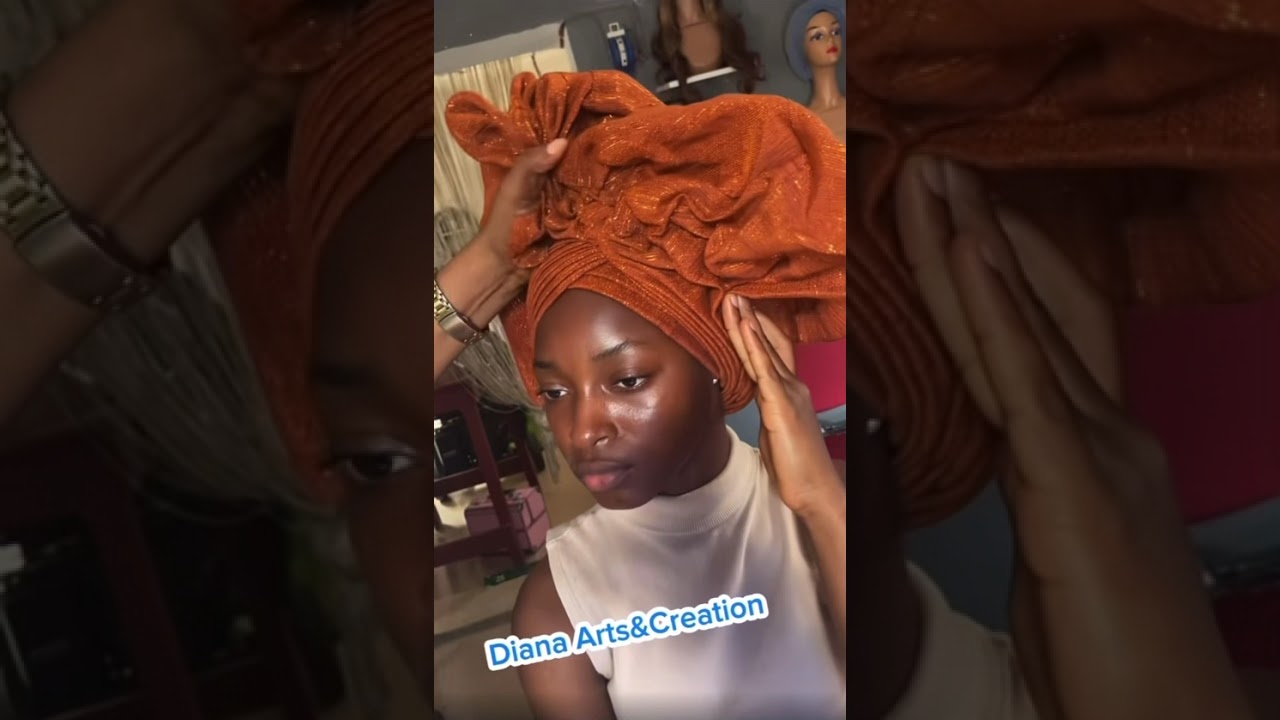 Side ruffles rose gele #gele #geletutorial #geleartist 