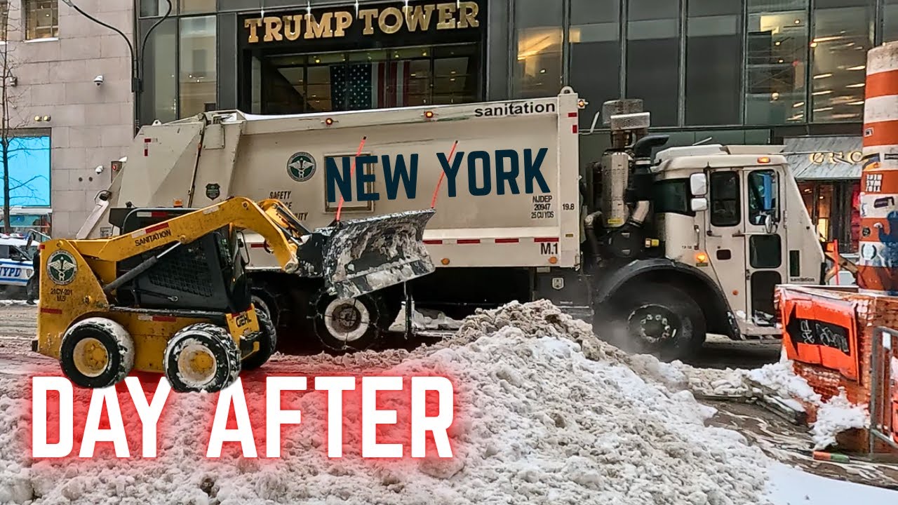 NYC Snowstorm 2026 ❄️ (Episode 4) — NYC Day After Snow | Aftermath Walk 4K (Real City Sounds)