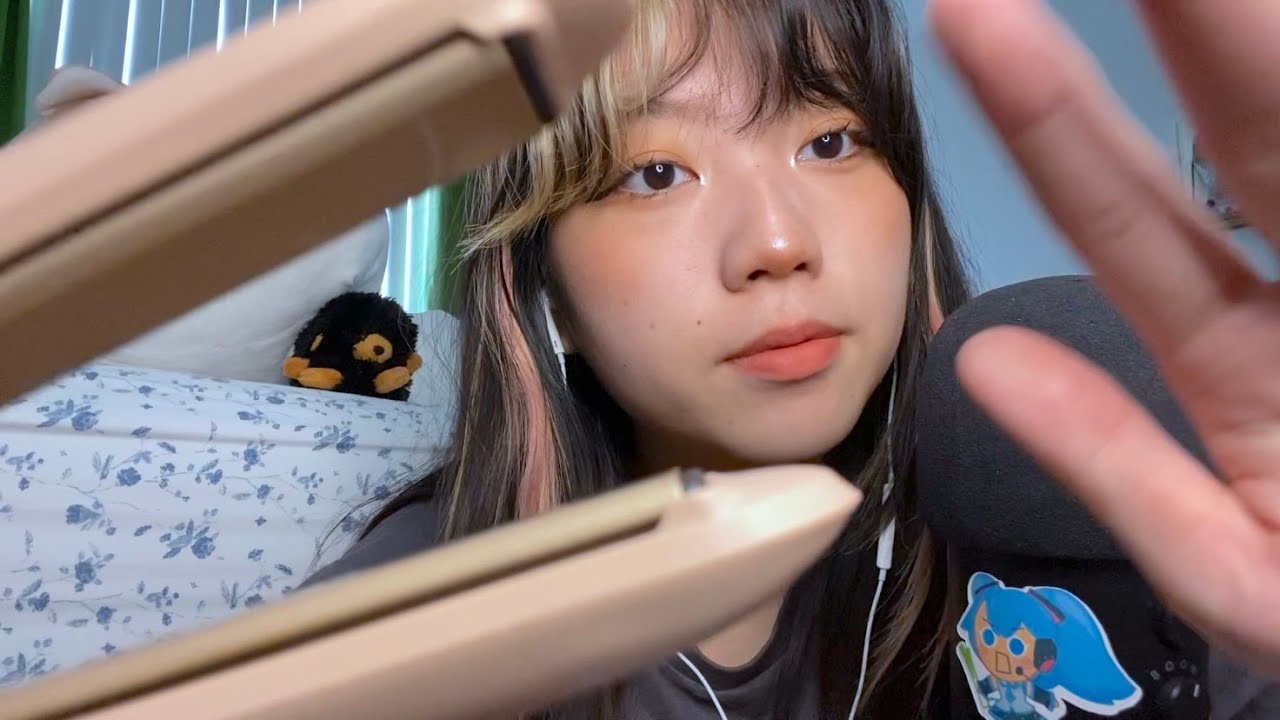 asmr straightening your hair 💆‍♀️