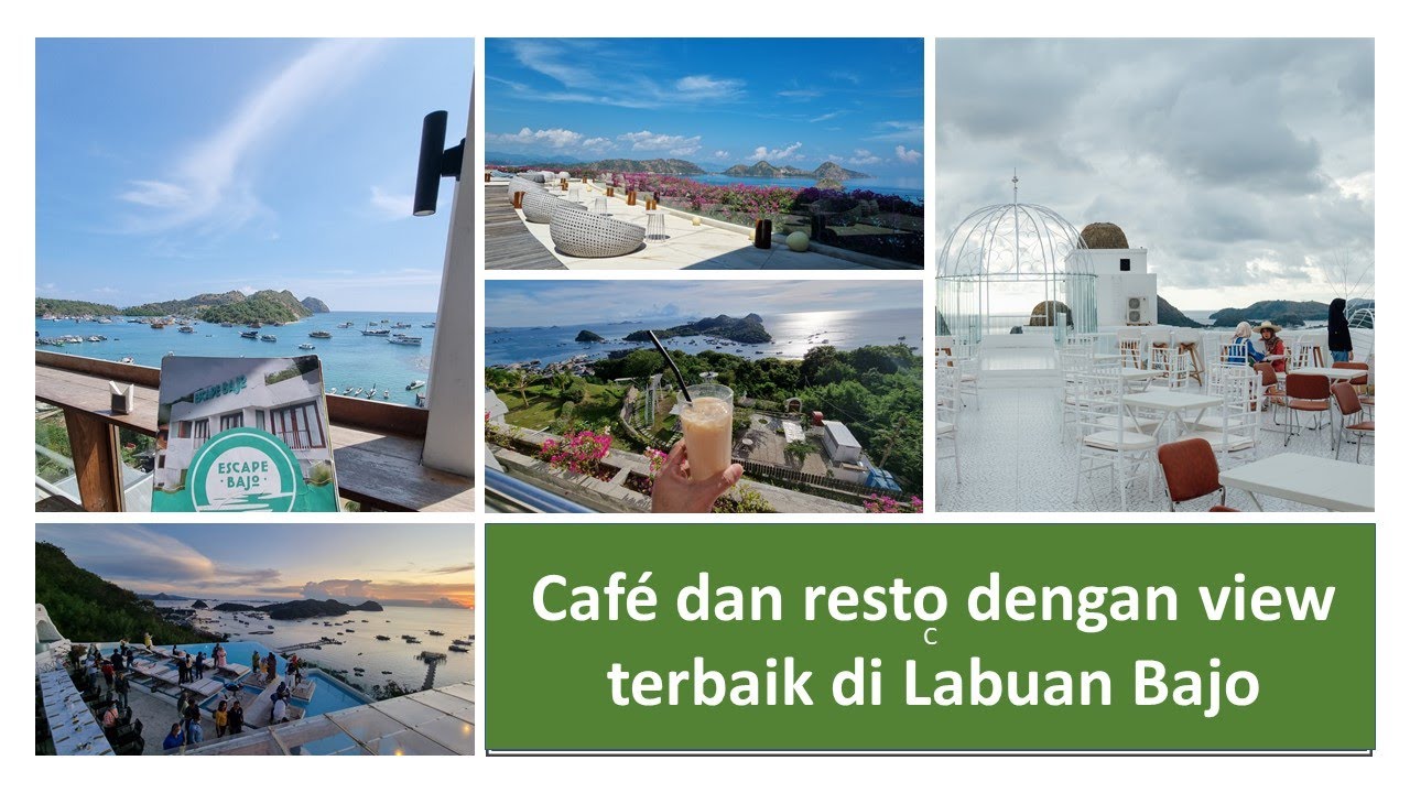 CAFE RESTO DENGAN VIEW CAKEP LABUAN BAJO! Escape Bajo, La Cecile, Kisik Seafood, Loccal ColLection