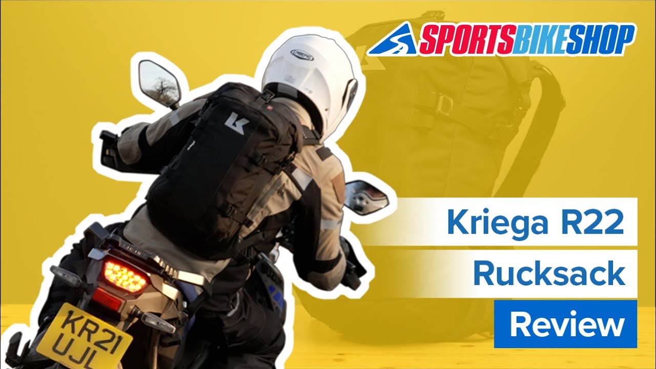Kriega R22 motorcycle backpack review - Sportsbikeshop