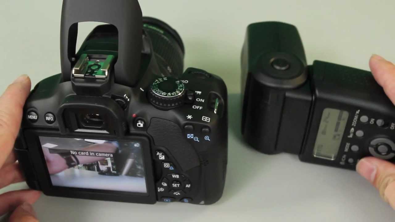 Как использовать беспроводную TTL-вспышку Canon вне камеры