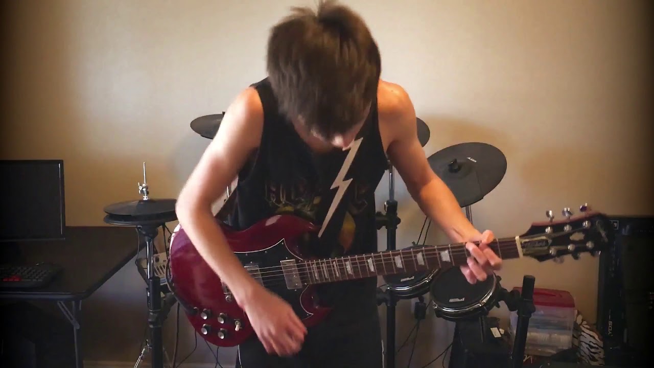 AC/DC - Shot Down In Flames (Live Towson 1979) (Dual Guitar Cover)