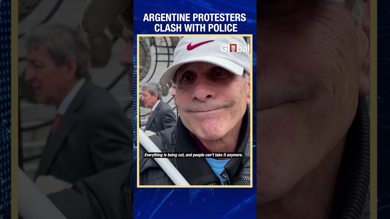 Argentine Protests Erupt After Congress Blocks Pension Hike | India Today Global