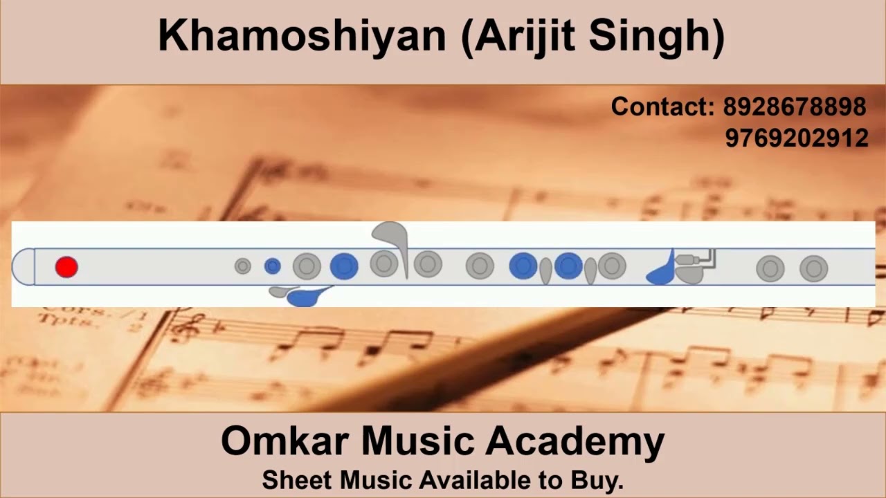 Khamoshiyan (Arijit Singh) Flute Tutorial