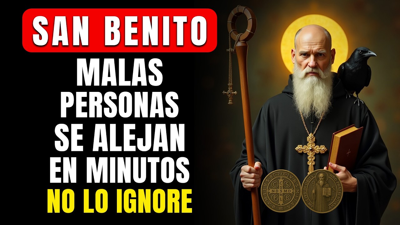 ORACIÓN DE SAN BENITO ✝️ PARA ALEJAR TODO MAL AL INSTANTE