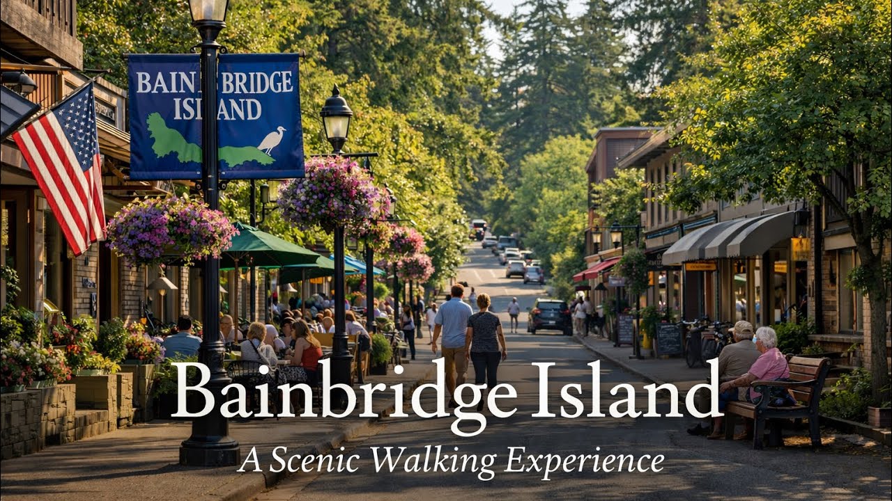 Bainbridge Island fr. Waterfront to Woodland Trails Explore Coastal Views a Highlights Walking Tour